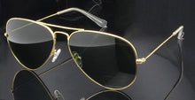 Load image into Gallery viewer, High Quality Glass Sunglasses Lens Vintage Sunglasses Men Women Gold Reflective Sunglasses UV400 Sun Glasses 55MM 58MM 2 Size
