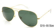 Load image into Gallery viewer, High Quality Glass Sunglasses Lens Vintage Sunglasses Men Women Gold Reflective Sunglasses UV400 Sun Glasses 55MM 58MM 2 Size