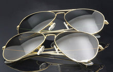 Load image into Gallery viewer, High Quality Glass Sunglasses Lens Vintage Sunglasses Men Women Gold Reflective Sunglasses UV400 Sun Glasses 55MM 58MM 2 Size