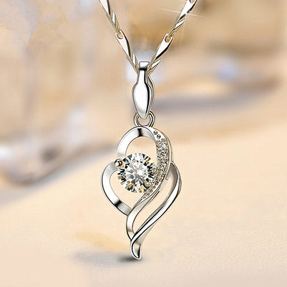 High Quality Heart Necklace Couples Love Item Beauty Trend Accessory Products Luxury Popular
