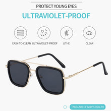 Load image into Gallery viewer, High Quality Iron Man Tony Stark Fishing Sunglasses Square Outdoor Sport Fishing Glasses Men Spider Eyewear Sports Sun Glasses