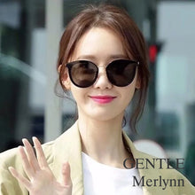 Load image into Gallery viewer, Korea  Round  men women Sunglasses  Gentle Merlynn  Acetate Polarized UV400 sunglasses women men  With brand Case