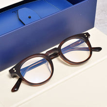 Load image into Gallery viewer, High Quality Korean Brand GENTLE  Milan Eyeglasses Frames Women Men Round Acetate Prescription Reading Glasses Frames With Case