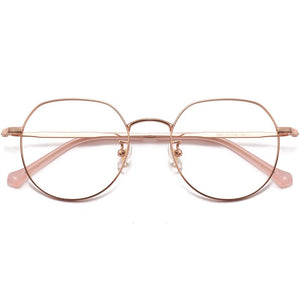 Lightweight Titanium Oval Round Glasses for Men Women Optical Prescription Eyeglasses Frame Korean oculos de grau