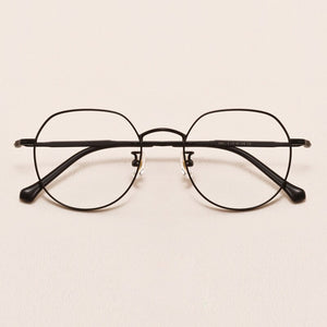 Lightweight Titanium Oval Round Glasses for Men Women Optical Prescription Eyeglasses Frame Korean oculos de grau