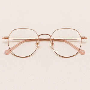 Lightweight Titanium Oval Round Glasses for Men Women Optical Prescription Eyeglasses Frame Korean oculos de grau