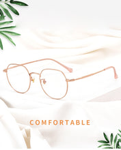Load image into Gallery viewer, Lightweight Titanium Oval Round Glasses for Men Women Optical Prescription Eyeglasses Frame Korean oculos de grau