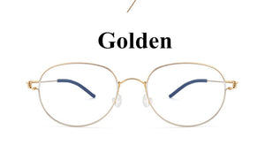 Lightweight Titanium Oval Round Glasses for Men Women Optical Prescription Eyeglasses Frame Korean oculos de grau