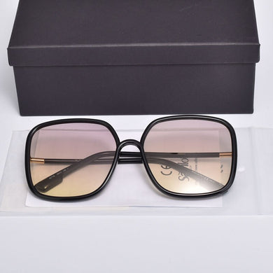 Brand Design SoStellairel Big Square Sunglasses Women Drive Travel UV400 Glasses with Original Package