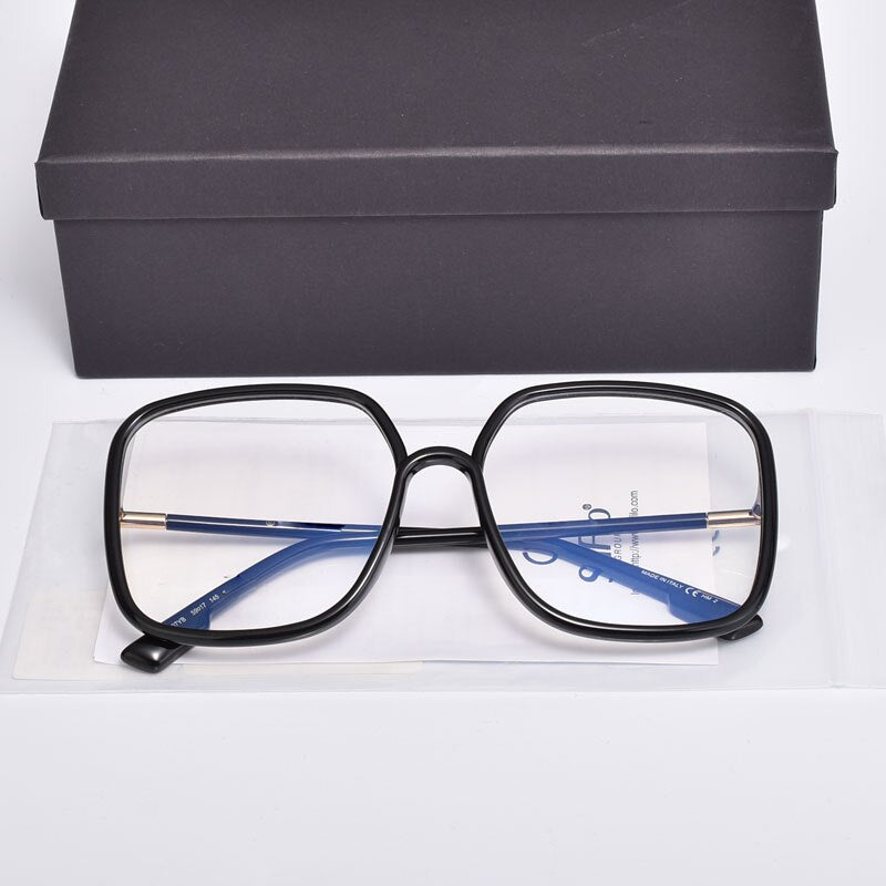 Brand Design SoStellairel Big Square Sunglasses Women Drive Travel UV400 Glasses with Original Package