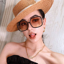 Load image into Gallery viewer, Brand Design SoStellairel Big Square Sunglasses Women Drive Travel UV400 Glasses with Original Package