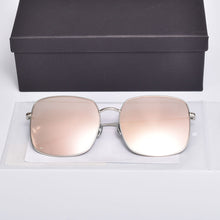 Load image into Gallery viewer, High Quality Luxury Brand Design Stellaire Sunglasses Metal Square Frames Nylon UV400 Lens Sunglasses Women Men With Case