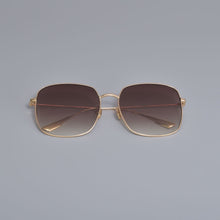 Load image into Gallery viewer, High Quality Luxury Brand Design Stellaire Sunglasses Metal Square Frames Nylon UV400 Lens Sunglasses Women Men With Case