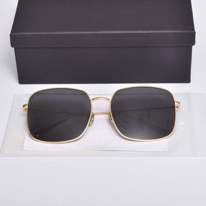 High Quality Luxury Brand Design Stellaire Sunglasses Metal Square Frames Nylon UV400 Lens Sunglasses Women Men With Case