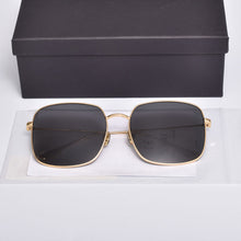 Load image into Gallery viewer, High Quality Luxury Brand Design Stellaire Sunglasses Metal Square Frames Nylon UV400 Lens Sunglasses Women Men With Case