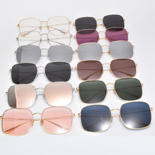 Load image into Gallery viewer, High Quality Luxury Brand Design Stellaire Sunglasses Metal Square Frames Nylon UV400 Lens Sunglasses Women Men With Case