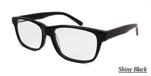 Carica l&#39;immagine nel visualizzatore di Gallery, Nerd Glasses Black Frame Men Clear Lens Handmade Acetate oculos de grau Womens Mens Unisex Prescription Eyewear