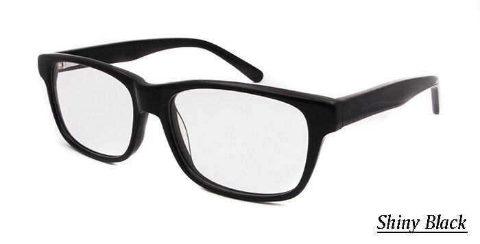 Nerd Glasses Black Frame Men Clear Lens Handmade Acetate oculos de grau Womens Mens Unisex Prescription Eyewear