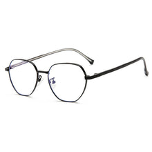 Load image into Gallery viewer, Myopia Glasses with Spring Hinges Metal Eyeglasses Frame Full Rim Eyewear Unisex Anti Blue Ray