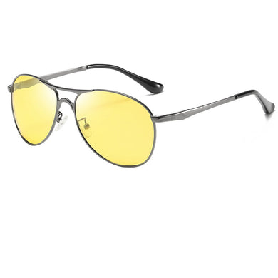 Oval Aviation Sunglasses Man Brand Designer Pilot Female Sun Glasses for Men Mirror Night Vision Polarized Eyewear