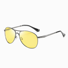 Load image into Gallery viewer, Oval Aviation Sunglasses Man Brand Designer Pilot Female Sun Glasses for Men Mirror Night Vision Polarized Eyewear