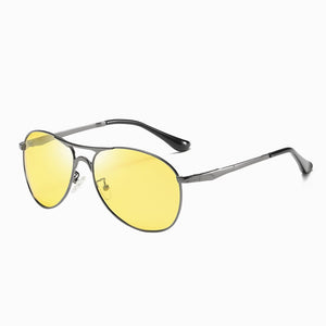Oval Aviation Sunglasses Man Brand Designer Pilot Female Sun Glasses for Men Mirror Night Vision Polarized Eyewear