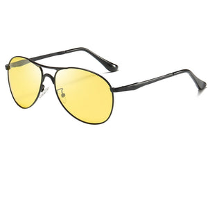 Oval Aviation Sunglasses Man Brand Designer Pilot Female Sun Glasses for Men Mirror Night Vision Polarized Eyewear