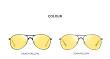 Load image into Gallery viewer, Oval Aviation Sunglasses Man Brand Designer Pilot Female Sun Glasses for Men Mirror Night Vision Polarized Eyewear