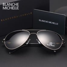 Load image into Gallery viewer, Pilot Polarized Sunglasses Men Brand Mens Sun Glasses Driving UV400 Vintage Sunglass Oculos With Box