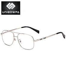 Load image into Gallery viewer, Prescription Frame Glasses for Men Transparent Clear Eyeglasses Frame Optical Myopia Spectacles Pilot Style 2023