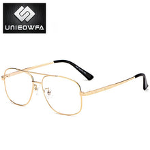 Load image into Gallery viewer, Prescription Frame Glasses for Men Transparent Clear Eyeglasses Frame Optical Myopia Spectacles Pilot Style 2023