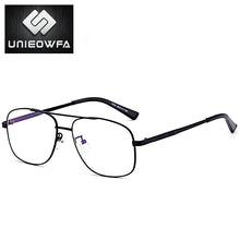 Load image into Gallery viewer, Prescription Frame Glasses for Men Transparent Clear Eyeglasses Frame Optical Myopia Spectacles Pilot Style 2023