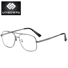 Load image into Gallery viewer, Prescription Frame Glasses for Men Transparent Clear Eyeglasses Frame Optical Myopia Spectacles Pilot Style 2023
