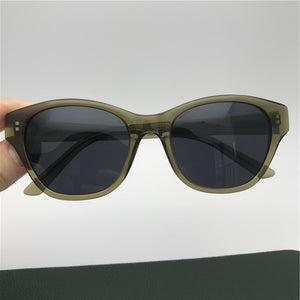Retro Acetate Women Sunglasses Butterfly Olive Transparent Polarize Sun Glasses Sexy Lady Eyewear for Female Oculos