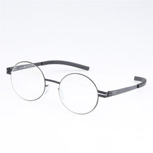 Load image into Gallery viewer, Retro Round No Screw Glasses Frame Handmade Men Vintage Optical Prescription Eyeglasses Business Women Spectacles