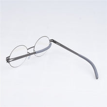 Load image into Gallery viewer, Retro Round No Screw Glasses Frame Handmade Men Vintage Optical Prescription Eyeglasses Business Women Spectacles