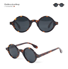 Load image into Gallery viewer, Retro Small Round Frame Polarized Sunglasses Men Personality Acetate Translucent Cat Eye Sunglasses Women vintage