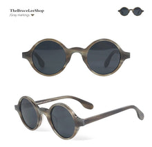 Load image into Gallery viewer, Retro Small Round Frame Polarized Sunglasses Men Personality Acetate Translucent Cat Eye Sunglasses Women vintage