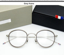 Carica l&#39;immagine nel visualizzatore di Gallery, High Quality Round Shaped Acetate TB905 Glasses Frame Men Retro Eyeglasses Women Myopia Reading Oculos De Grau With Original Box