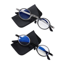 Load image into Gallery viewer, High-Quality Spring Hinge Compact Foldable Presbyopia Glasses Blue Light Blocking Readers Reading Glasses with Case