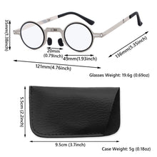 Load image into Gallery viewer, High-Quality Spring Hinge Compact Foldable Presbyopia Glasses Blue Light Blocking Readers Reading Glasses with Case