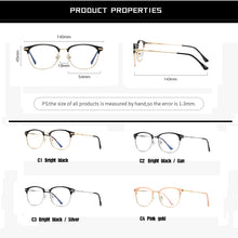 Load image into Gallery viewer, TR90 Blue Light Blocking Glasses/Blue Light Glasses Women/Computer Gamer Glasses/Anti Radiation Screen Glasses