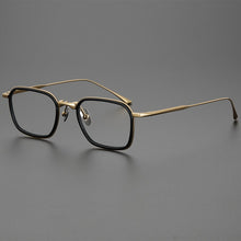 Load image into Gallery viewer, Titanium glasses frame men vintage square optical eyewear Myopia reading women prescription clear eyeglasses