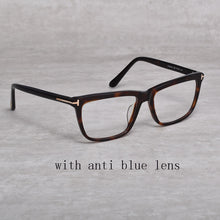 Carica l&#39;immagine nel visualizzatore di Gallery, Tom For Men Women Eyeglases Frames TF5407 Square Acetate Optical Eyewear Lentes Glasses Oculos With Original Case