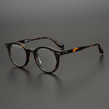 Load image into Gallery viewer, High Quality Vintage Round Acetate Glasses Frame Men Women  Retro Circle Prescription Eyeglasses Myopia Optical Eyewear