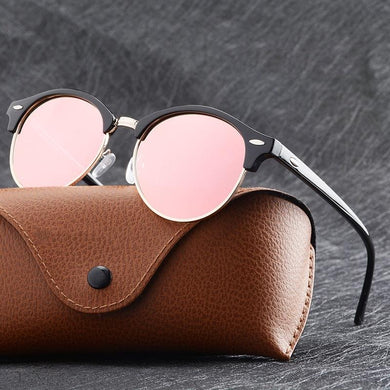 Vintage  Uv400  Outdoor  Shades  Women  Mens  Retro  Round Sunglasses  Driving  Glasse