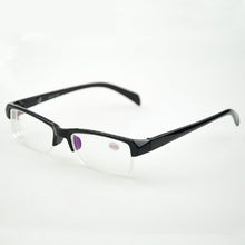 Load image into Gallery viewer, Women Myopia Glasses -2.5 Half Frame  Resin  Black Frams Prescription -1.5 Eyeglasses Men Minus Lens  -2.0 -3.0