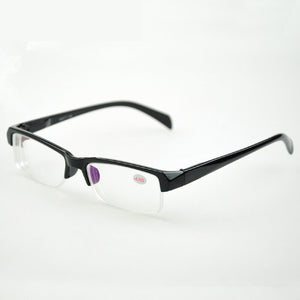 Women Myopia Glasses -2.5 Half Frame  Resin  Black Frams Prescription -1.5 Eyeglasses Men Minus Lens  -2.0 -3.0