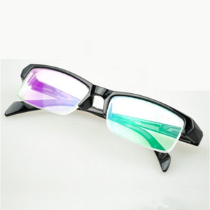 Women Myopia Glasses -2.5 Half Frame  Resin  Black Frams Prescription -1.5 Eyeglasses Men Minus Lens  -2.0 -3.0