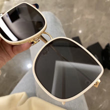 Load image into Gallery viewer, women&#39;s Oval Cat Eye Sunglasses Lady Metal Rimless shades  Sunglasses Female Driving Glasses zonnebril dames